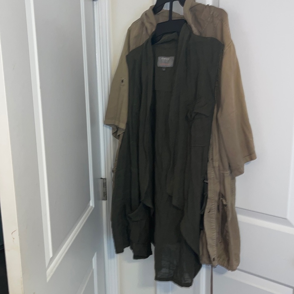 Sz 3 Torrid  Vest and Short Sleeve Utility Jackets EUC